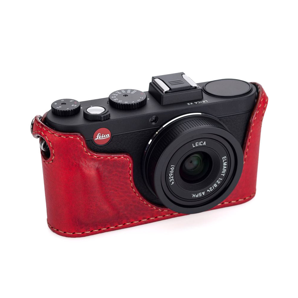Leica Leather Case with Strap for D-Lux 7, Red