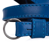 Leica Traditional carrying strap Box calf leather blue