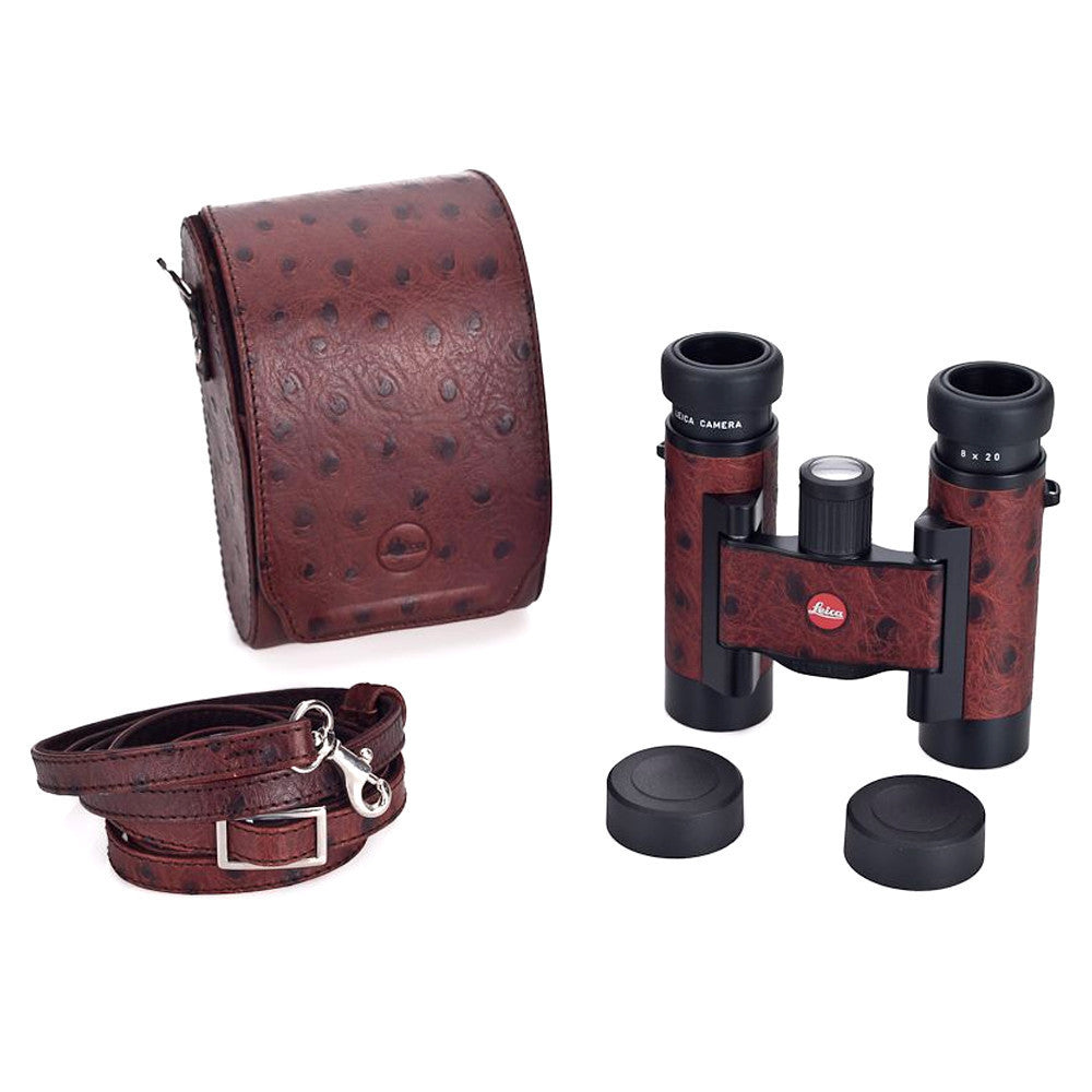 Leica 8x20 Compact Binocular - Ostrich Leather Edition – supply