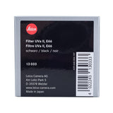 Leica UVa II Filter, E46, Black