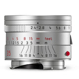 Leica Summarit-M 35mm f/2.4 ASPH Silver Anodized Finish