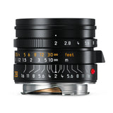 Leica Summicron-M 28mm f/2 ASPH, black