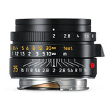 Leica Summicron-M 35mm f/2 ASPH, black