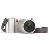 Leica Accessories_Neck Strap, Leather, Stone-Grey