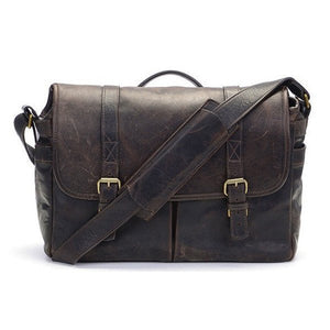 Leica Collection by ONA, Brixton Leather Camera Messenger Bag - Dark Truffle
