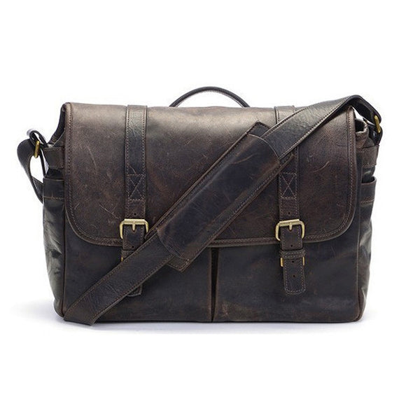 dark truffle leather backpack ONA Brixton Camera Messenger Bag