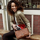 Leica Collection by ONA, Bowery Leather Camera Bag - Antique Cognac