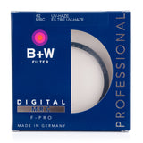 B+W 62mm F-Pro 010M UV Haze MRC Filter