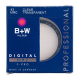 B+W 43mm F-Pro 007M Clear Filter MRC