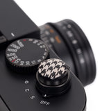 Artisan Obscura Houndstooth, Large Convex Soft Release, Ebony