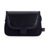 Artisan & Artist* ACAM 413X Neoprene/Leather Body Pouch