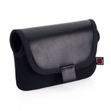 Artisan & Artist* ACAM 413X Neoprene/Leather Body Pouch