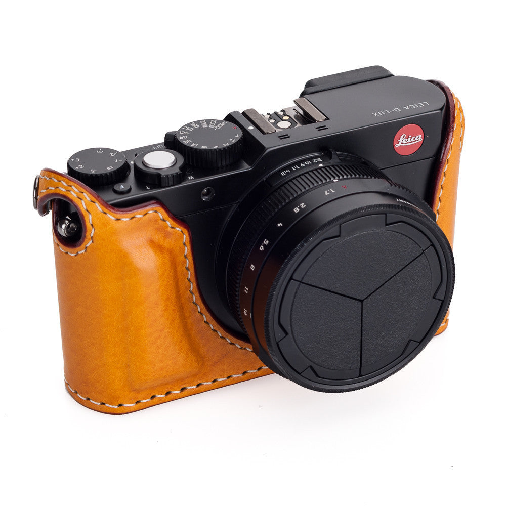 Arte di Mano Half Case for Leica D-Lux 7 & Typ 109 - Minerva Black wit -  Leica Store Miami