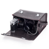 Leica System case, Small, Leather Stone Grey