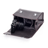 Leica System case, Small, Leather Stone Grey