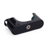 Used Arte di Mano Aventino Half Case for Leica M/M-P (Typ 240) - Minerva Black with Black Stitching