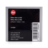 Leica UVa II Filter, E52, Black