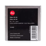Leica UV/IR Filter for 18mm/f3.8 ASPH