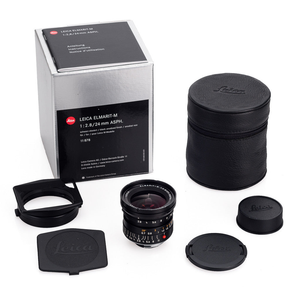 Used Leica Elmarit-M 24mm f/2.8 ASPH Black - 6-Bit – supply-theme-blue