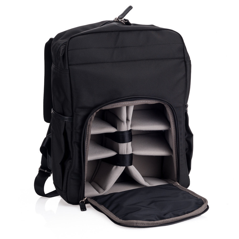 ONA Nylon Camps Bay Camera and Laptop Backpack - Black – supply-theme-blue