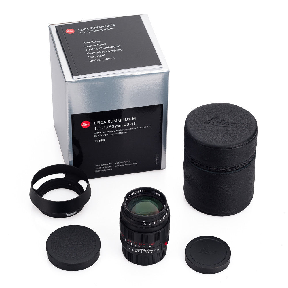 Certified Pre-Owned Leica Summilux-M 50mm f/1.4 ASPH - Black