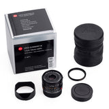 Used Leica Summarit-M 35mm f/2.4 ASPH Black Anodized Finish
