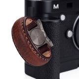 Arte di Mano Leather Finger Loop for Leica M (Typ 240) - Rally Volpe, Silver Metal