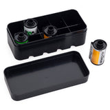 Japan Camera Hunter Film Case for 35mm Film - Half Size for 10 Rolls - Black