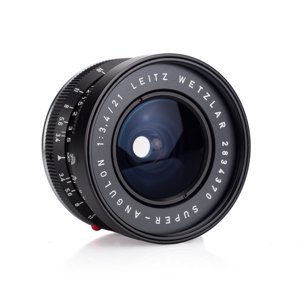 Used Leica Super-Angulon-M 21mm f/3.4 with Hood, 21mm Finder