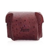 Leica Ever ready case Ostrich look chestnut