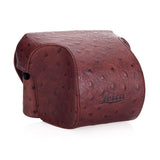Leica Ever ready case Ostrich look chestnut