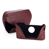 Leica Ever ready case Ostrich look chestnut
