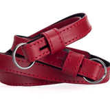 Leica Traditional carrying strap Box calf leather red