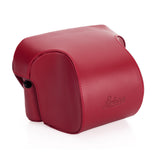 Leica Ever ready case Box calf leather red