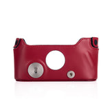 Leica Ever ready case Box calf leather red