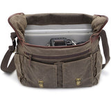 ONA Astoria Camera and Laptop Messenger Bag- Dark Tan